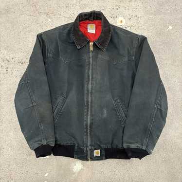 USA製　Carhartt Santa Fe jacket J13 BRN Vintage Carhartt J13 BRN Santa Fe Jacket Sandstone Quilted