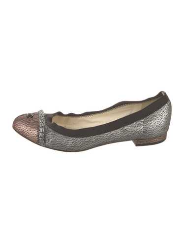 Chanel ballet flat silver - Gem