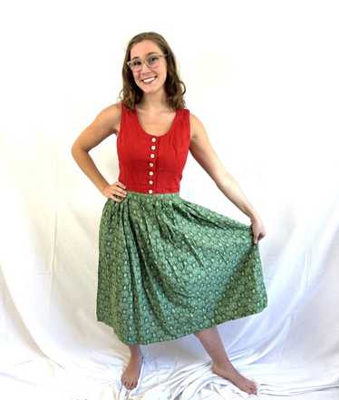 【フォークダンス衣装】グリーン SALZBURGER DIRNDL LOOK フォークダンス衣装】グリーン SALZBURGER DIRNDL LOOK