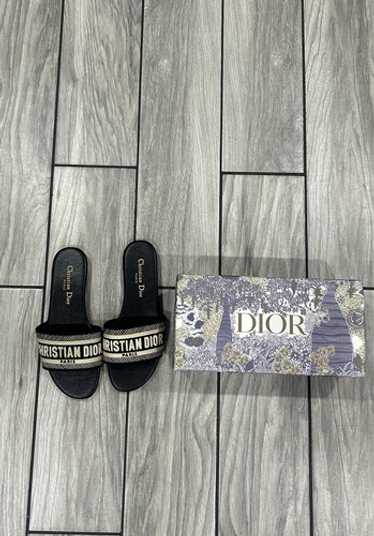 Christian Dior ロゴ入り サンダル ネイビー Christian dior dway navy - Gem
