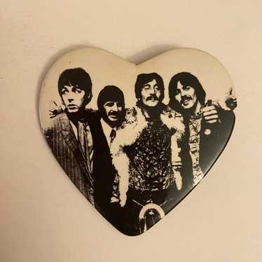 Vintage beatles pin button - Gem