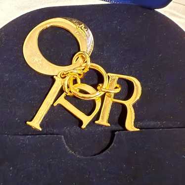 Dior Keyring ディオールキーホルダー　Dior　GOLD　Key Dior Logo Bag charm Keyring Key Chain Gold Plated Metal | eBay
