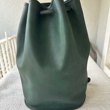 Old Coach Bixby Sling Green Leather Bag Vintage coach sling bag - Gem