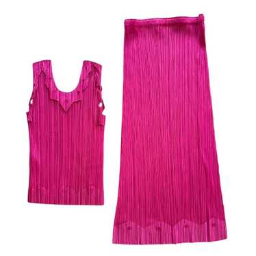 【美品】 PLEATS PLEASE ピンクベスト Pleats Please set - Gem