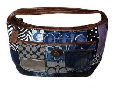 Coach denim patchwork hobo - Gem