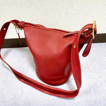 2005 Vintage Coach Daffel Sac Red