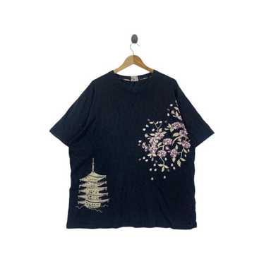 90s vintage embroidery shirt 和　スカシャツ 90s vintage embroidery shirt 和 スカシャツ 90s vintage