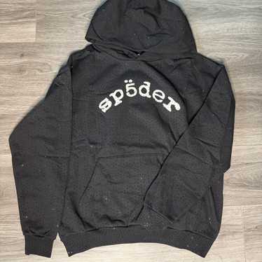 (新品同様) Sp5der VVS Hoodie 24FW スパイダー パーカー Buy Sp5der Logo Hoodie Sweatshirt 'Black' - 2406