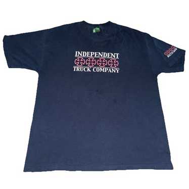 NHS Independent Truck Company Tシャツネイビー М NHS Independent Truck Company Tシャツネイビー М USED】90'S-00'S