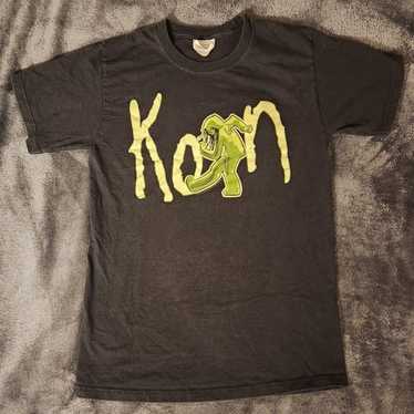 Korn ヴィンテージT 古着 00s KORN 「Skull and Crossbones」 ミクスチャー ラップ
