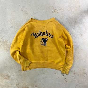 60’s flock sweat Vintage flock print sweatshirt - Gem