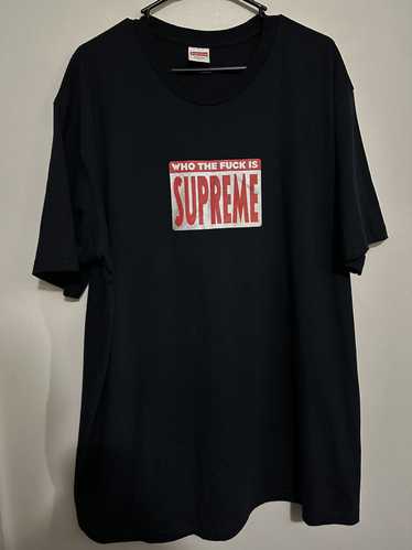 【本物保証 /関税・送料無料】Supreme Who The Fuck Tee Supreme Who The Fuck Tee White Men's - SS19 - US