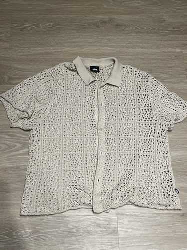 トップス Stussy crochet knit shirts Stussy CROCHET SHIRT knit | eBay