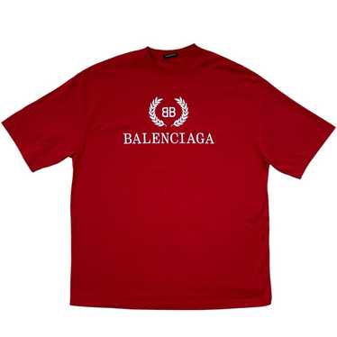 Red balenciaga tshirt - Gem