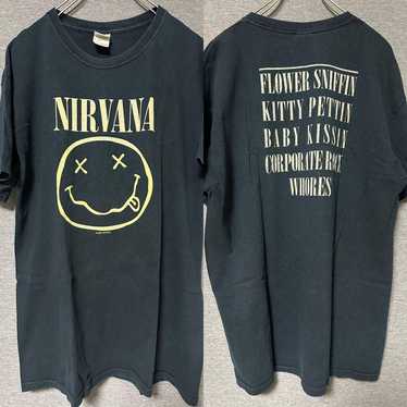 ANVIL NIRVANA SMILE スマイル Tシャツ ブラック XL ANVIL NIRVANA SMILE スマイル Tシャツ ブラック XL ANVIL