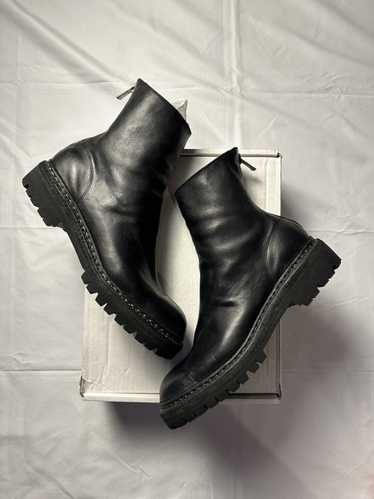 ミドルブーツ GUIDI Women Boots Q205 BLKT Black ブラック（黒）系 GUIDI(グイディ ) ミドルブーツ(レディース