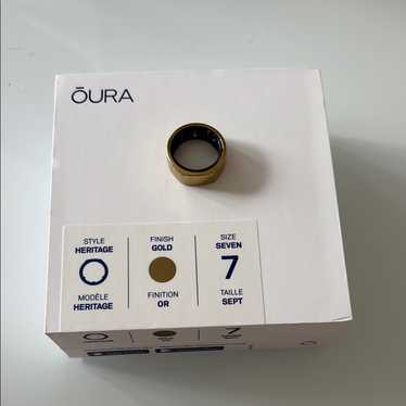 Heritage gold oura ring - Gem