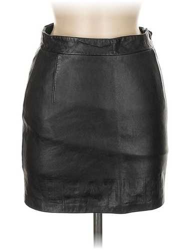 Moschino black leather skirt - Gem