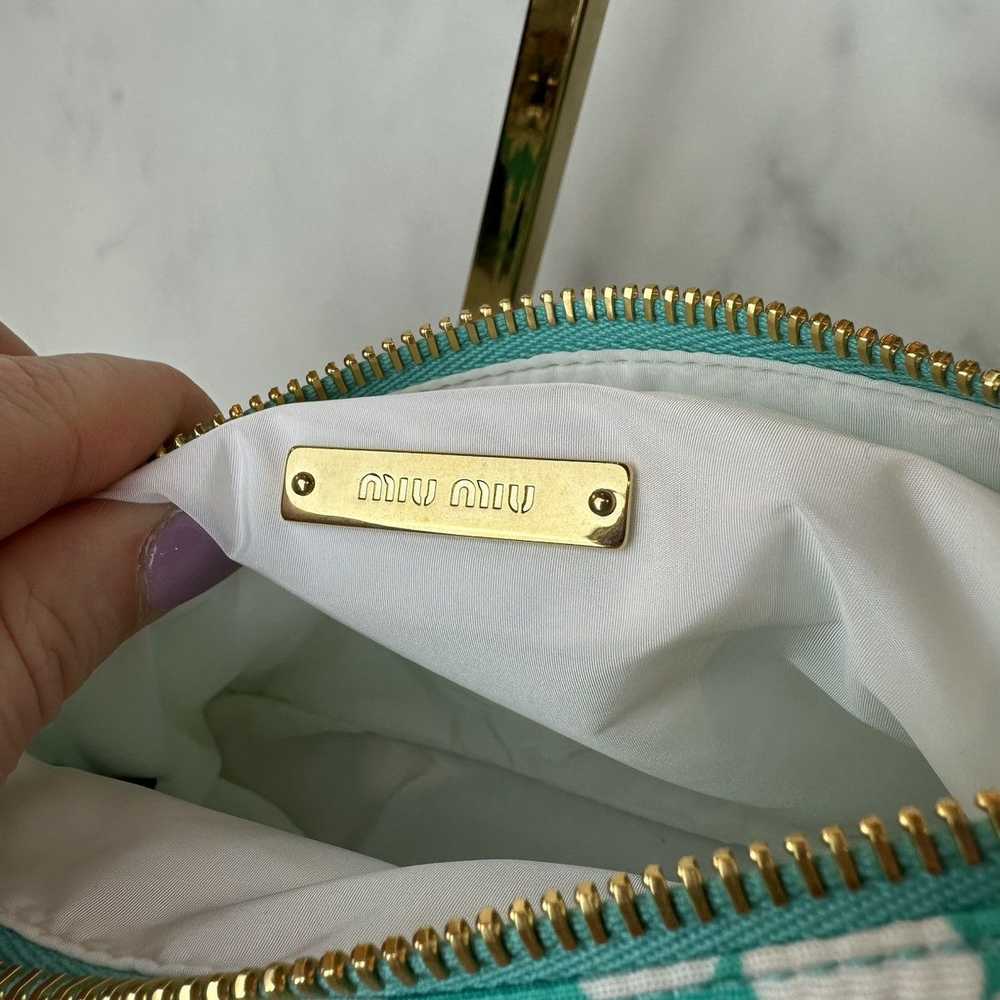 Miu Miu Miu Miu Nylon Top Handle Bag - image 11