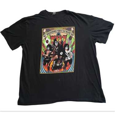 KISS RISING SUN TOUR '06 Tシャツ Lサイズ SHOOT KISS バンT Tシャツ RISING SUN TOUR 06 M - メルカリ