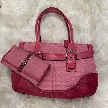 Pink vintage coach handbag - Gem