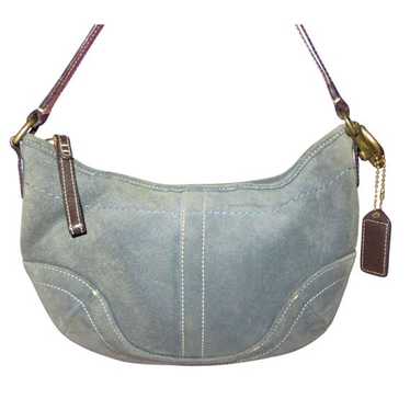 バッグ COACH Soho Signature Suede Shoulder Bag Coach soho suede hobo - Gem