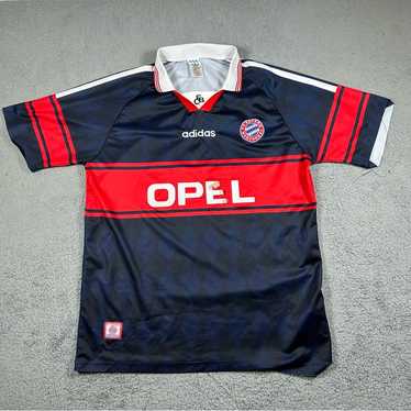 90s.vintage. FC Bayern München Vintage FC Bayern Munchen 90s Opel Jersey Football Club
