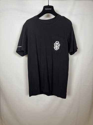 Sale!CHROME HEARTS ブラック ポケットTシャツ S CHROME HEARTS クロムハーツ Tシャツ サイズ:XXL 香港限定バック