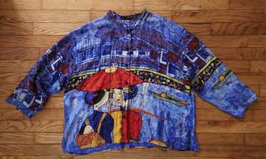 CHICOS DESIGN シャツジャケット 90's CHICO'S DESIGN チコズデザイン シャツジャケット 総柄