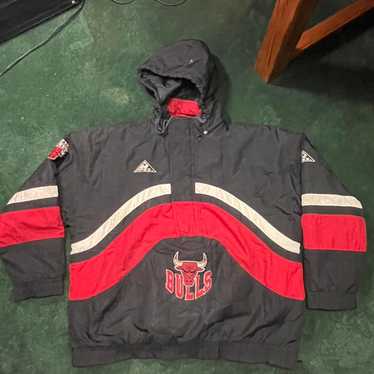 Apex Chicago Bulls ナイロンジャケット Vintage Boys 1990s Chicago Bulls NBA Basketball Apex One