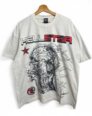 HELLSTAR ヘルスター HUMAN DEVELOPMENT Tシャツ クリーム Hellstar Studios Human Development Cream Tee | Restock AR