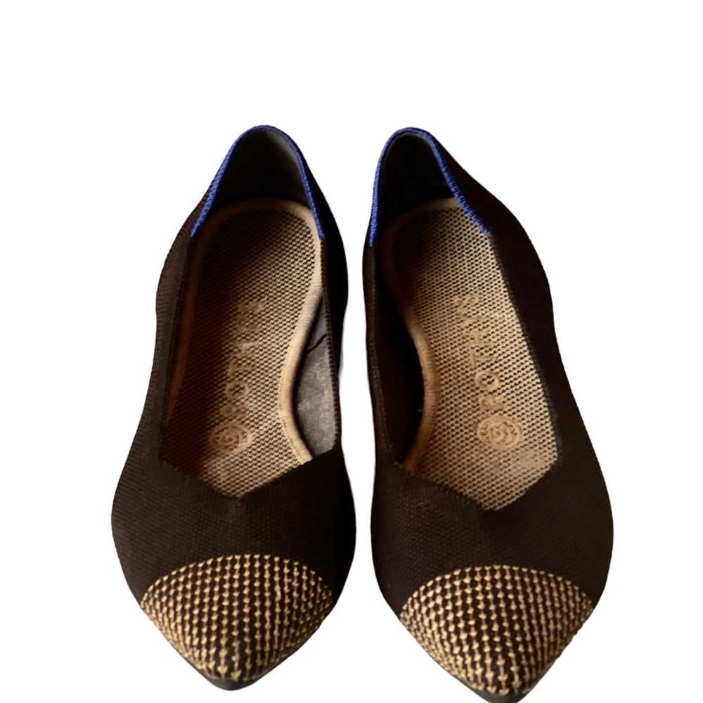 Rothy's The Point Licorice Points Flats Go Size:8… - image 2