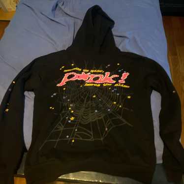 Sp5der p*nk パーカー　スパイダー　GROW AROUND 購入品 スパイダー P*NK V2 パーカー ブラック メンズ - FW23 - JP