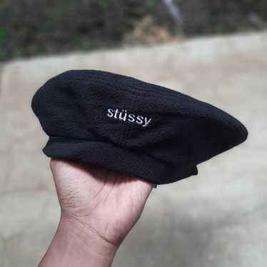 帽子 STUSSY Nylon Logo Beret Stussy Nylon Logo Beret Black 1321001