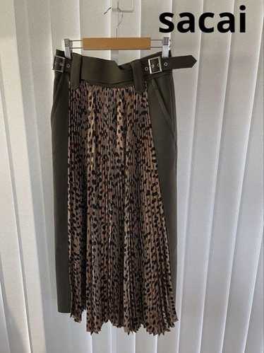 スカート Sacai Leopard skirt Beige Sacai Leopard skirt Beige - Women | VIETTI Online Store