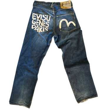 EVISU parisライトブルーデニム size 32 EVISU parisライトブルーデニム size 32 - メルカリ
