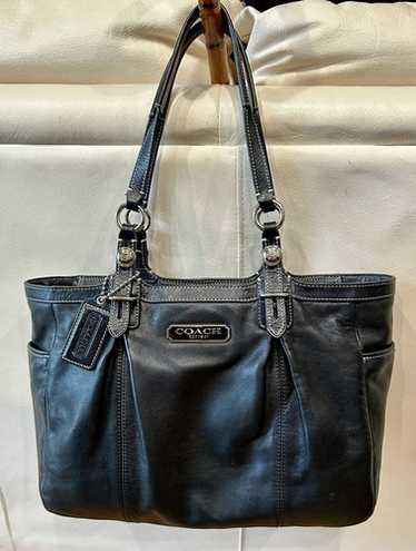 バッグ Vintage Coach Gallery Pocket Satchel Bag Coach Monogram Signature C Gallery Pocket Tote Satchel