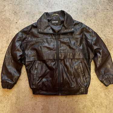 ジャケット・アウター 80s Schott suede leather bomber jkt 80s Schott suede leather bomber jkt