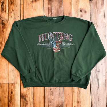 Vintage deer outdoor sweatshirt - Gem