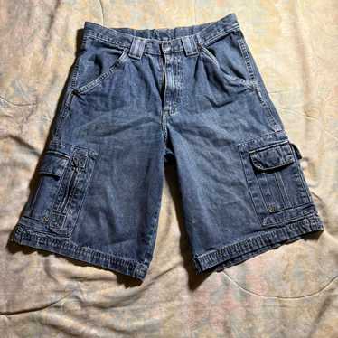 Denim cargo jorts - Gem