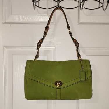 バッグ Coach Turn Lock Shoulder Bag Leaf Green Leaf Green COACH Turn Lock Shoulder Bag | eBay