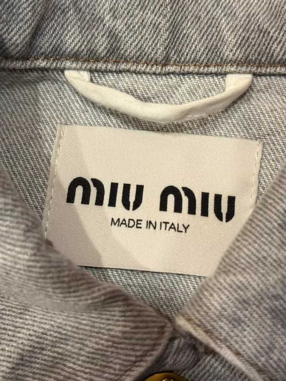 Miu Miu Miu Miu Button denim jacket - image 3