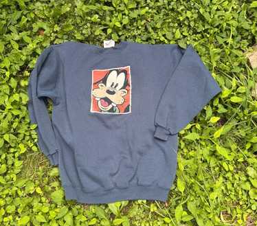90's Disney store GOOFY スウェット　USA ヴィンテージ GOOFY Sweater 80s Vintage Disney Sweatshirt Soft LARGE Print