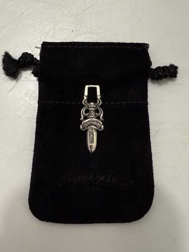 【CHROME HEARTS】DAGGER PENDANT Chrome Hearts Dagger Pendant Split Keyring Sterling Silver