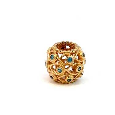 Pandora パンドラ　チャーム　14K オーシャントレジャー Genuine pandora ocean treasure - Gem