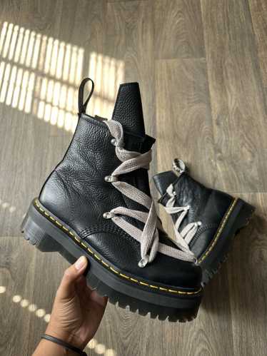 未使用Dr. Martens RICK OWENS 1460 Quad Pent Dr. Martens 1460 Quad Leather Sole Pentagram Jumbo Lace Boot