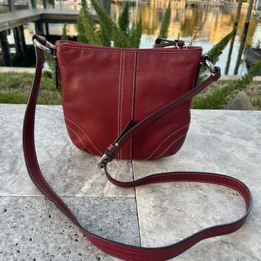 バッグ COACH Soho Leather Satchel Bag Bordeaux COACH Soho Leather Satchel Bag Bordeaux H51 | eBay