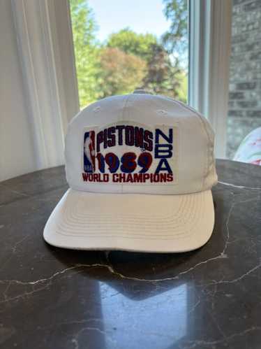Detroit Pistons　Champion Cap　NBA　1989　大人 Orig Vintage DETROIT PISTONS 1989 NBA Champions Snapback Hat