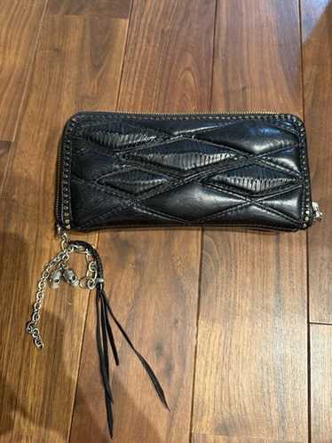 初期 KMRii studs leather amethyst wallet Kmrii kmrii wallet - Gem
