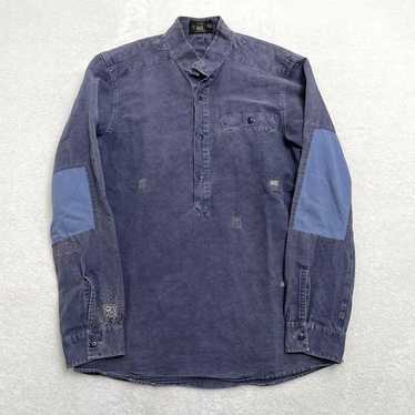 RRL　ダブルアールエル Indigo Patchwork Camp Shirt Indigo Patchwork Camp Shirt
